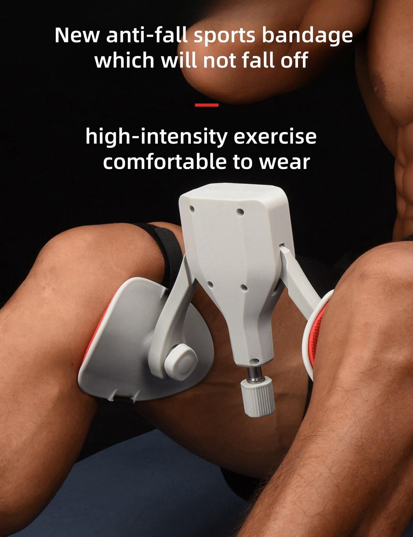 Adjustable Kegel Master Trainer with Resistance Bands - Pelvic Floor, Thigh, and Hip Trainer for Men and Women, 22-77lbs Resistance, Ergonomic Home and Office Fitness Device. (Black)