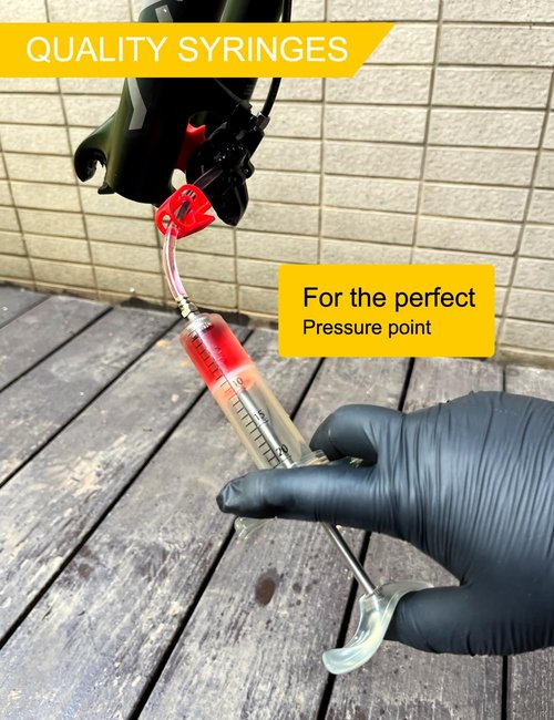Ultrafashs Bike Brake Bleed and Cleaning Kit for Shimano Hydraulic Disc Brakes,Suitable for Mountain,Road Bicycle,with Brake Pads.Bike Brake Cleaner(10oz), Mineral Oil(2oz)