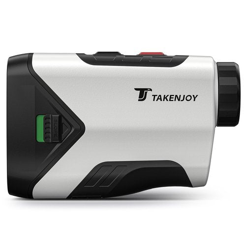 TAKENJOY Golf Rangefinder with Slope, 7X Magnification Golf Range Finder, 1200 Yards Range Finder Golf, Magnetic Laser Rangefinder with IP54 Waterproof, Rechargeable and Flag Pole Locking Vibration