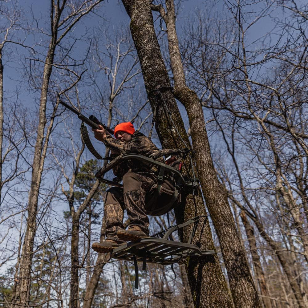 Viper SD Climbing Treestand by Summit Treestands - Lightweight Camo Design