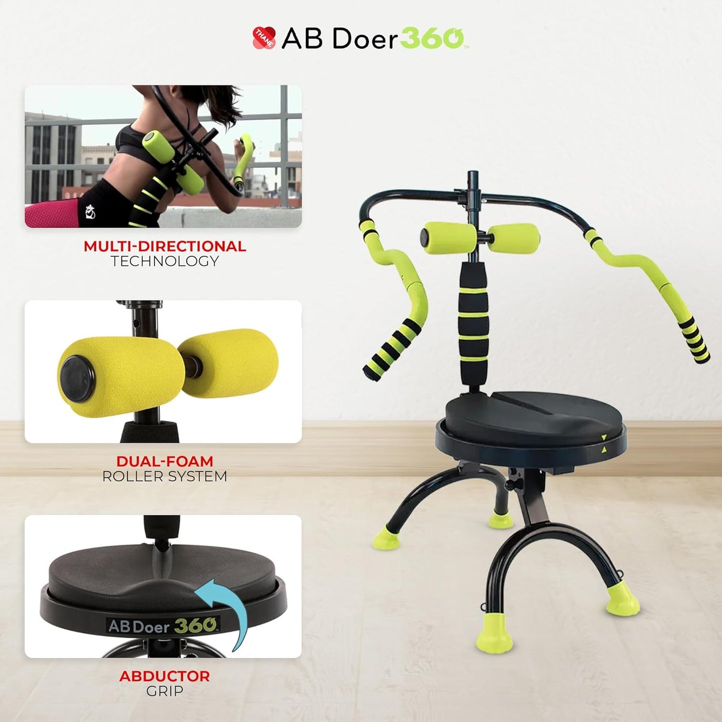 Ab Fitness Machine System Provides An Abdonimal And Muscle Activating Workout with Aerobics to Burn Calories and Workout