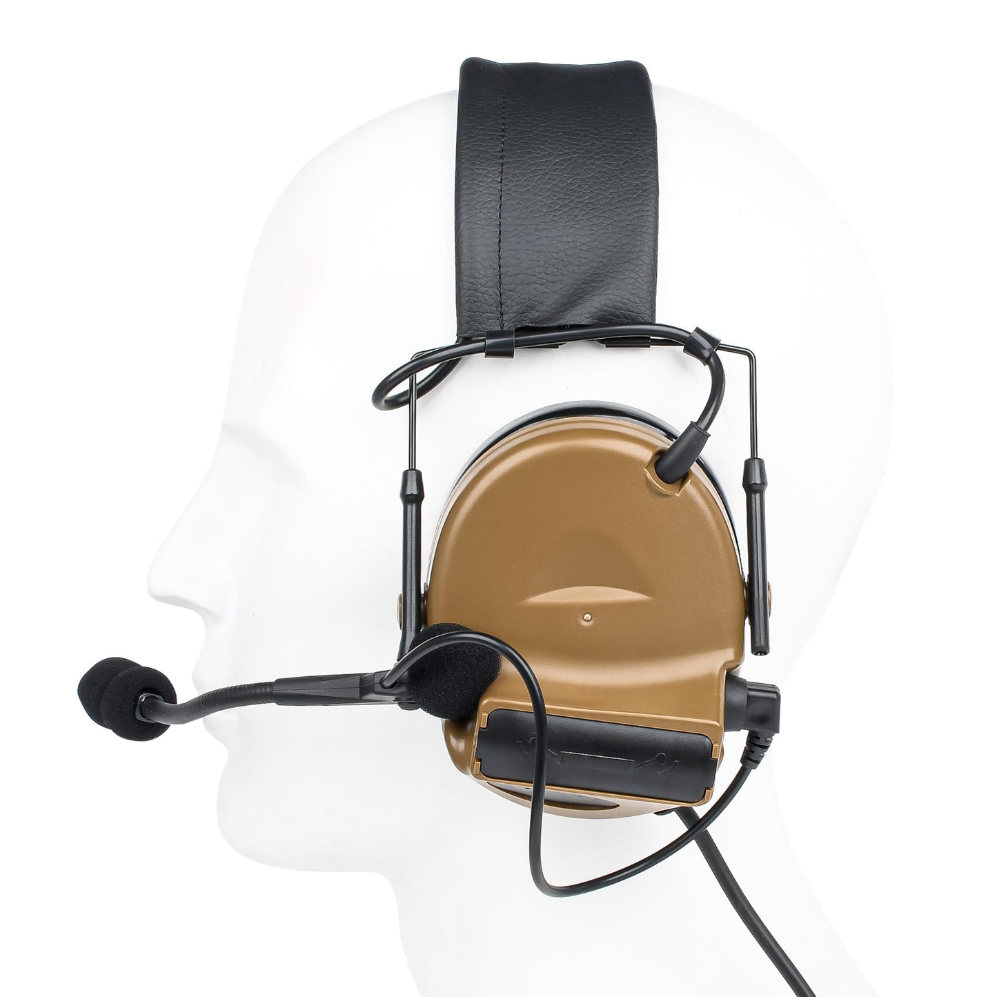 GLECTICAL Airsoft Headset Tactical Headset with Mic Wargame Radio communication Without Noise Cancellation Function for Airsoft and Hunting Sports…