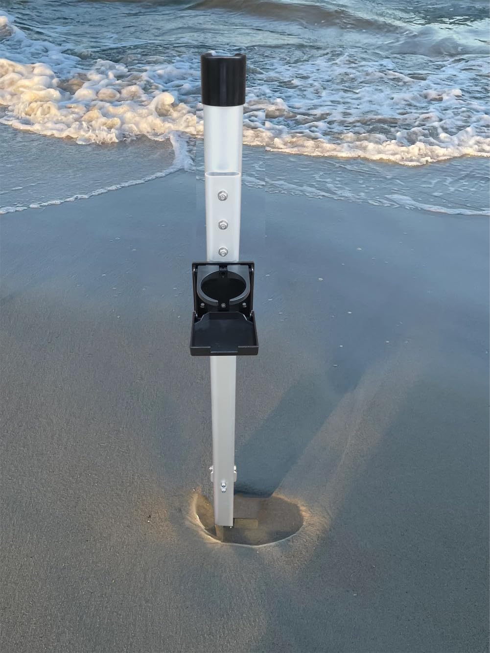 Brocraft Surf Rod Holder with Cup Holder and Sand Spike for Fishing