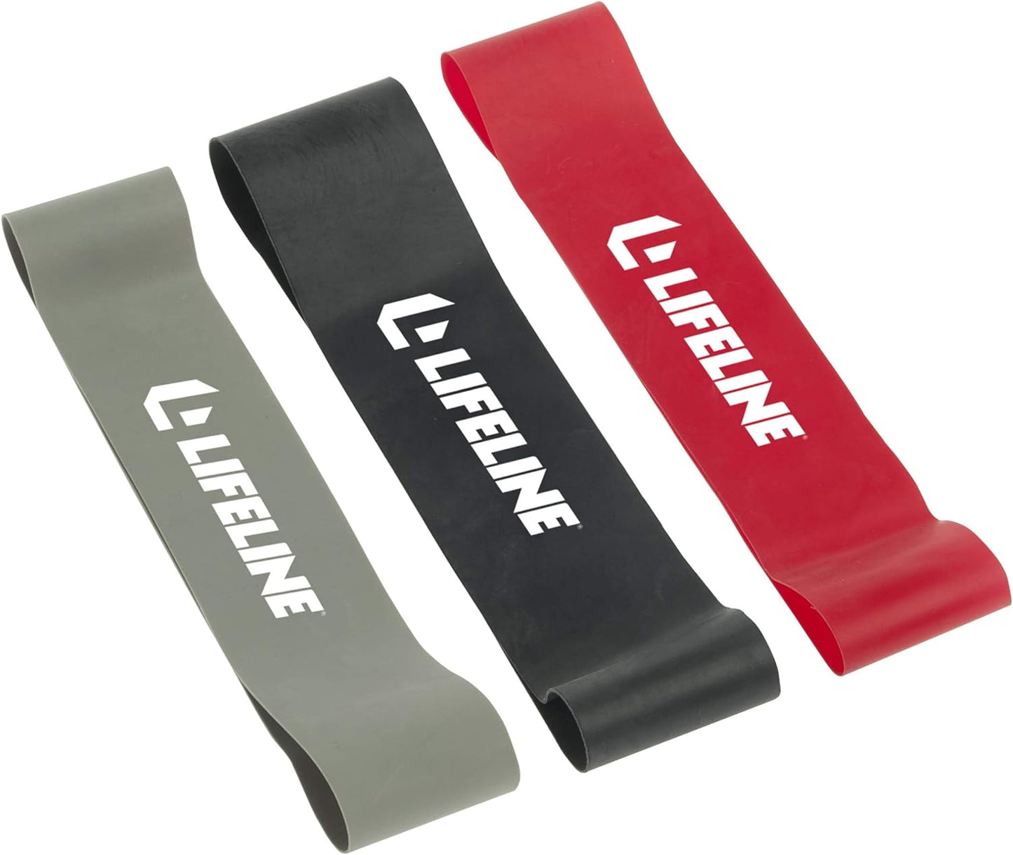 Flat Band Loops Kit - Resistance Bands Set for Strength Training (Levels 1-3)