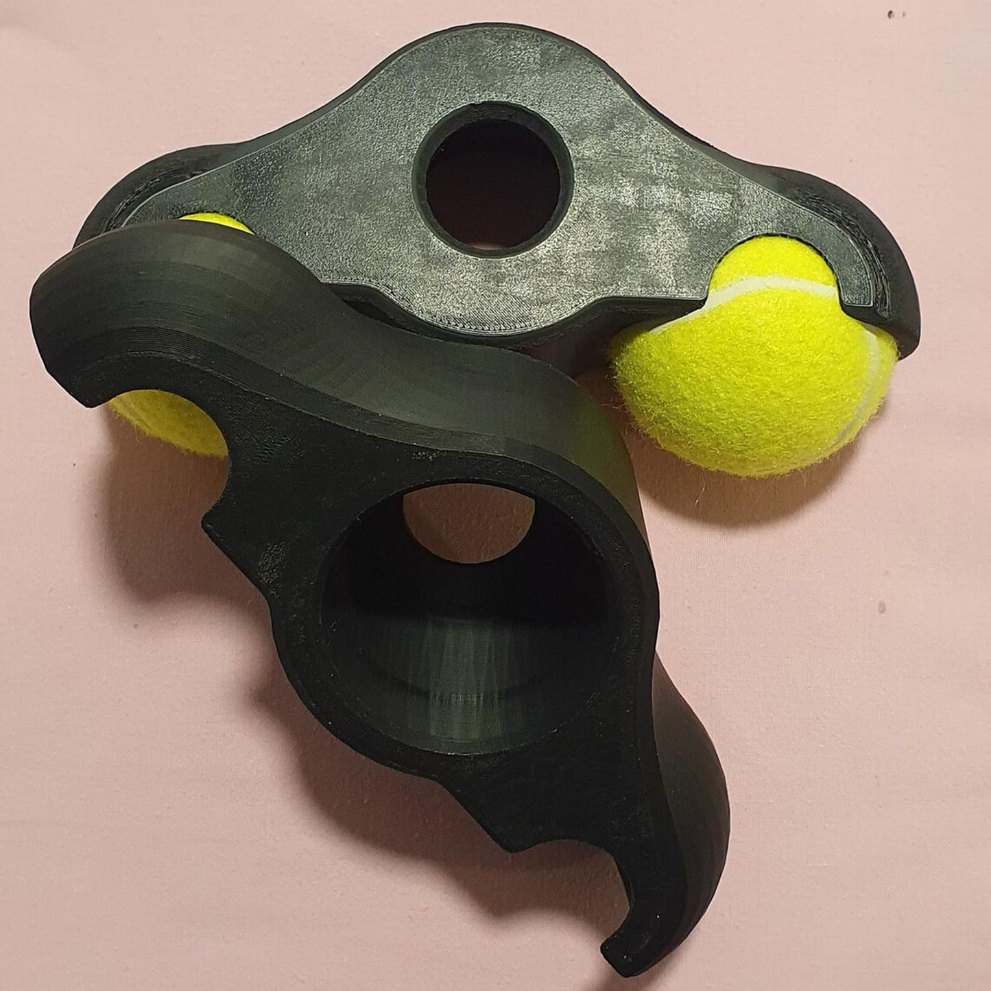 4 Pack Indoor Cycling Snap Rocker Feet Adapters with 8 Pack Tennis Balls, Stability Accessories for Smart Bike Resistance Trainer Home Workout Equipment