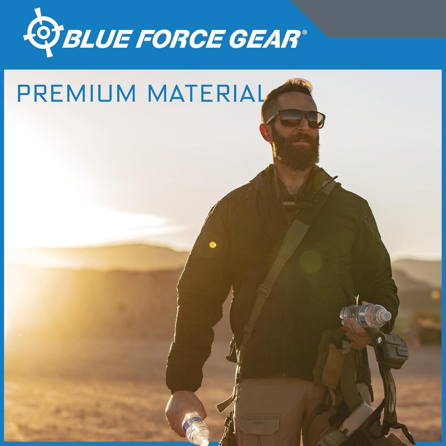Blue Force Gear Low-Rise Single Belt Mag Pouch - Coyote Brown - Ten-Speed Elastic Front Belt Pouch MOLLE Panel - Military-Grade
