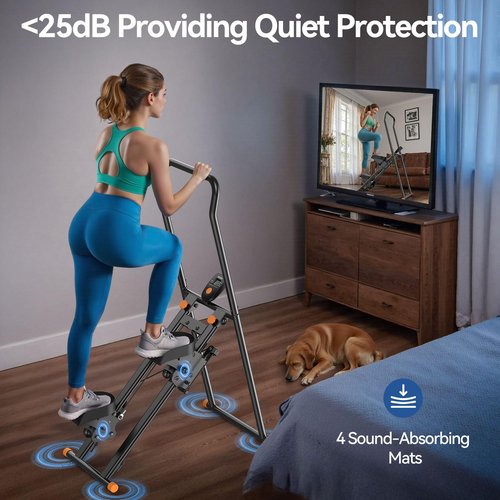 Niceday Steppers for Exercise at Home, Stair Stepper/Climber with Handlebar, Stair Master with 300LBS Loading Capacity