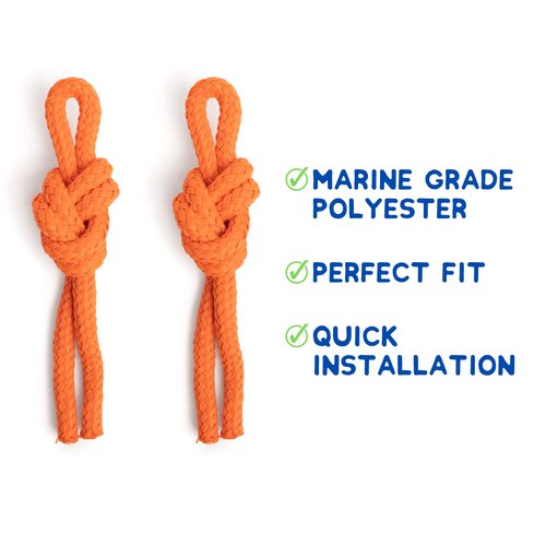 Rubber Latch Kit and Rope Handles for YETI Coolers and RTIC Coolers - Rubber Cooler Latches and Rope Handles - Rope YETI Handle and YETI Cooler Latches Replacement - YETI Latches Replacement