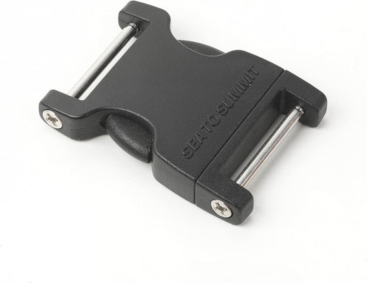 Sea to Summit 2 Pin Field Repair Side Release Buckle - Black, 20 mm