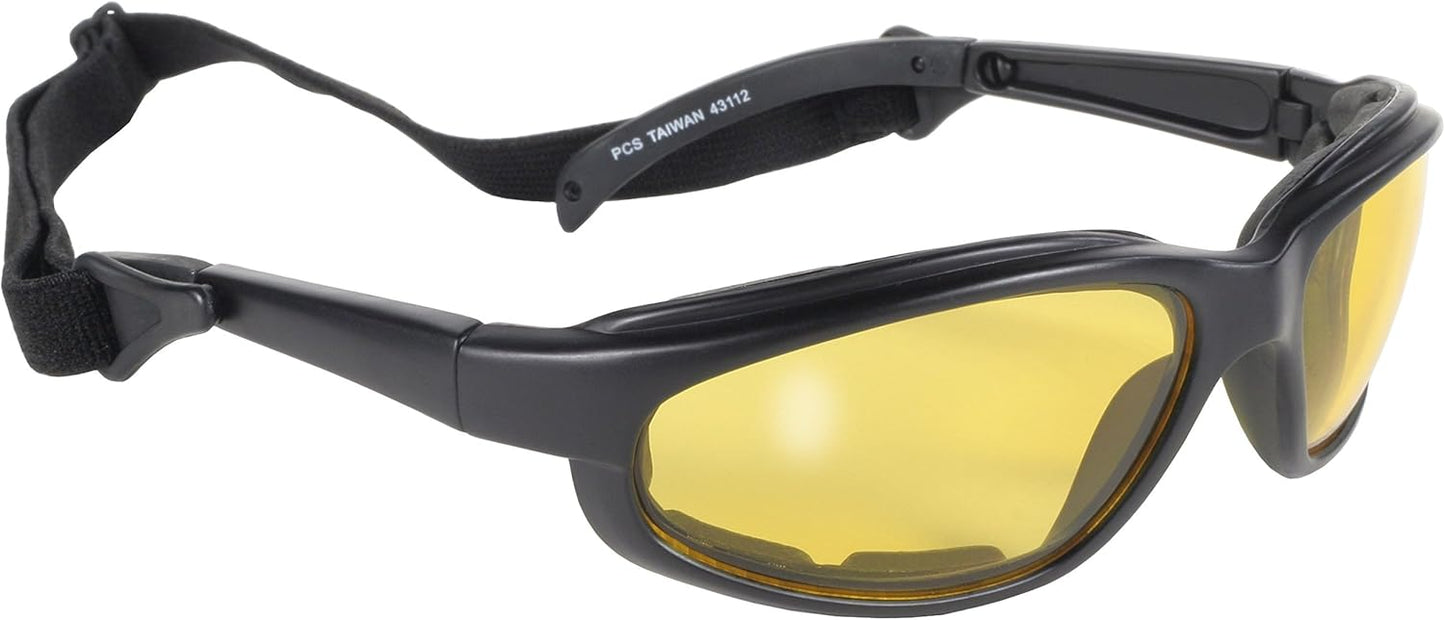 Pacific Coast Freedom Padded Riding Sunglasses with Detachable Strap