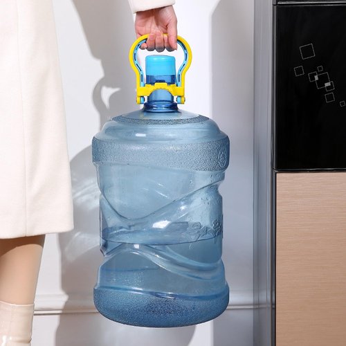 UPUPMOON 5 Gallon Water Bottle Holder Purified Drinking Water Jug Caps Carrier Lift Labor Energy Saving Ergonomic Grip Handle Carrier Non-Slip Holder Lifter Heavy Duty Clip 2 Pack