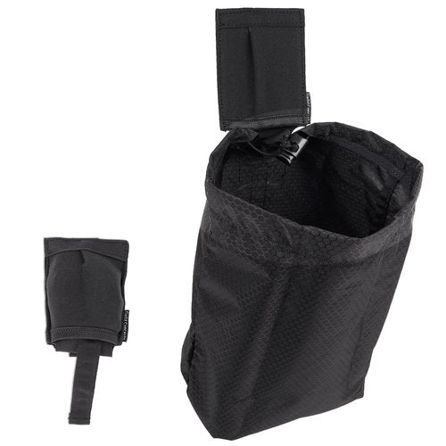 Gwild Concepts MOLLE Mag Dump Pouch - Tactical Ultralight Foldable Bag for Battle Duty Belt, Black