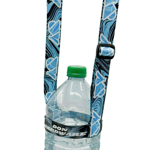Don Hardware Water Bottle Holder with Strap – Hands-Free Cup & Drink Lanyard for Festivals, Beer Glass Holder, Crossbody Sling, Tumbler Carrier, Cup Holder, Bottle Strap & Walking Accessory