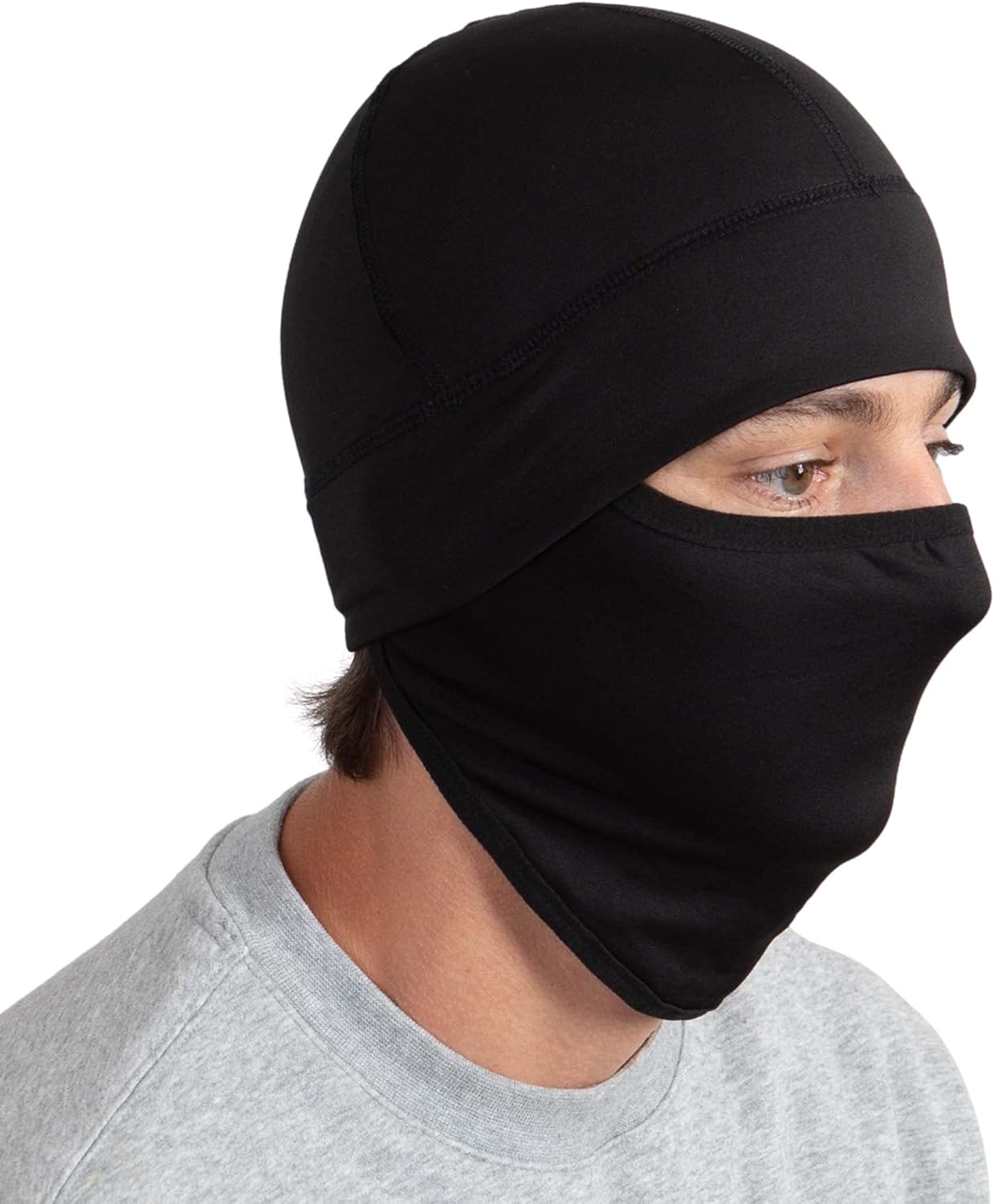 Tough Headwear Skull Cap for Men - Beanie Hats - Skully Beanie Cap - Cooling Skull Caps for Men Locs Sweat Dreads Running