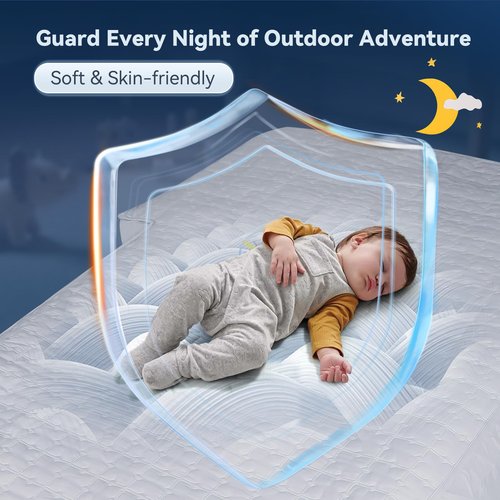 GOTIDY Full Sheets for Car Bed Air Mattress, Car Air Mattress Sheets for Car SUV Mattress Dirt Resistant, Ultra Soft TPU Waterproof (Grey)