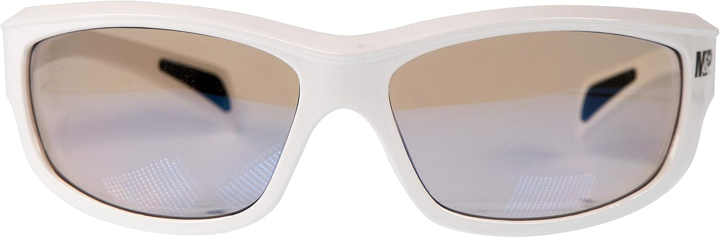 Smith & Wesson M&P Whitehawk Full Frame Shooting Glasses with No-Slip Rubber, Impact Resistance and Anti-Fog Lenses for Shooting, Working and Everyday Use