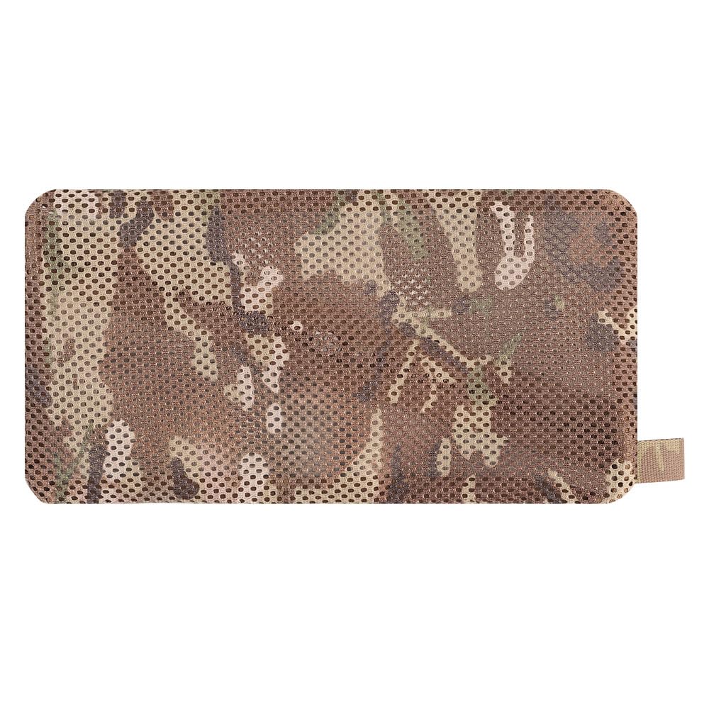 AOTUMUT Tactical Mesh Pouch Insert, Modular Utility Admin Pockets Travel Organizer EDC Zipper Pouch 6X12,12X12