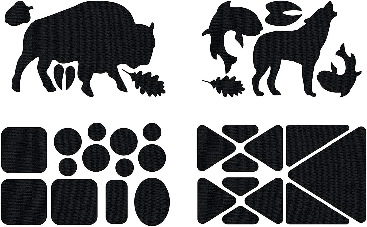 GEAR AID Tenacious Tape Gear Patches for Jacket Repair