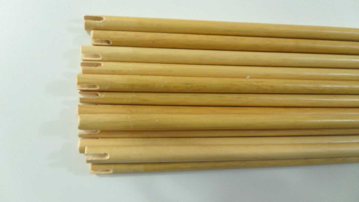 Arrow Shaft for DIY Arrow with Nocks Archery Bow Arrow Hunting Target Practice Arrow, 12Pcs