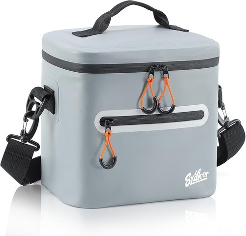 Soft-Sided Cooler Bag, 7/16/30 Can Portable Ice Chest Box, Waterproof, Leak-Proof, Insulated Cooler for Lunch, Beach, Drink, Beverage, Travel, Camping, Picnic