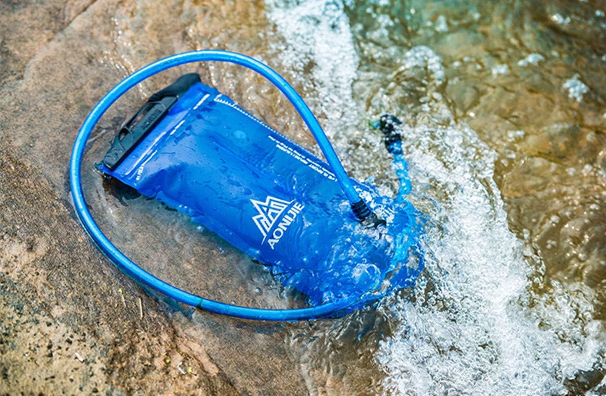 AONIJIE 1L/ 1.5L/ 2L/3L Folding Riding Running Water Bag Outdoor Mountaineering Backpack Drinking Bag (1.5L-TPU)
