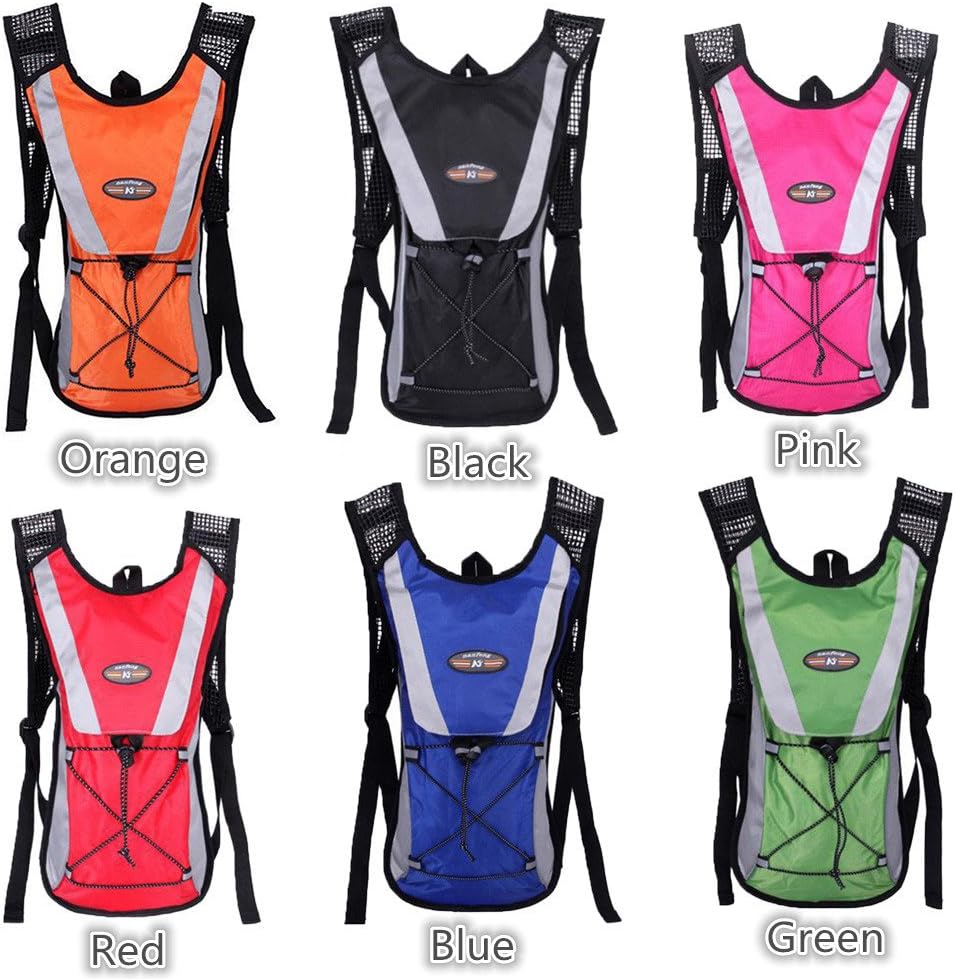 Monvecle Hydration Pack Water Rucksack Backpack Bladder Bag Cycling Bicycle Bike/Hiking Climbing Pouch + 2L Hydration Bladder