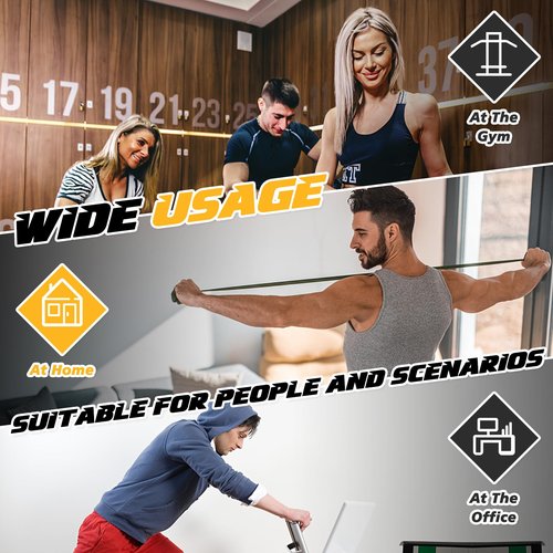 INNOLIFE Power Twister Bar, Upper Body Exercise Equipment for Chest Workout, Shoulder, Forearm, Bicep and Arm Strengthening Workout Equipment (66LB (30KG))