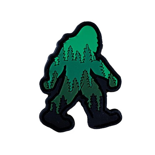 Bigfoot Trees PVC Morale Patch | Hook & Loop Backing
