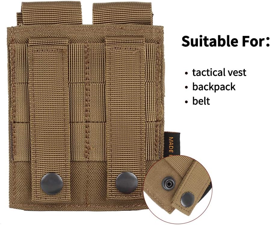 EXCELLENT ELITE SPANKER Molle Single/Double Pistol Mag Pouch Tactical Magazine Pouch Tool Organizer Holder