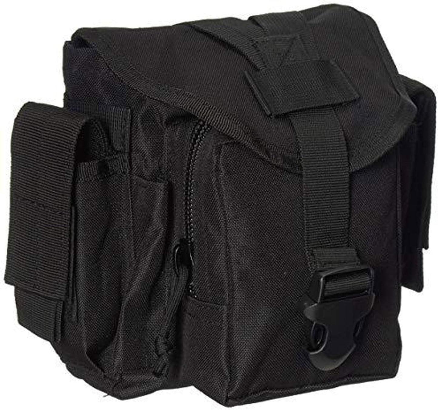 FOX OUTDOOR PRODUCTS Advanced Tactical Dump Pouch |Compact MOLLE Ammo Pouch with Mag Storage, QR Buckle & Reinforced Bottom
