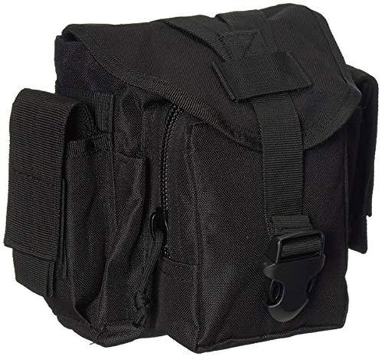 FOX OUTDOOR PRODUCTS Advanced Tactical Dump Pouch |Compact MOLLE Ammo Pouch with Mag Storage, QR Buckle & Reinforced Bottom