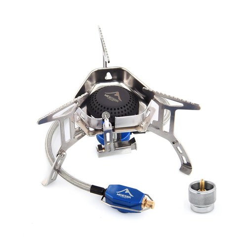 Widesea 3500W Windproof Camp Stove,Camping Gas Stove, Small Camping Stove with Piezo Ignition,Portable Collapsible Stove for Outdoor,Picnic, and Backpacking Hiking
