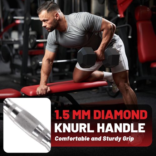 PAPABABE Dumbbells Set of 2, 5lbs Dumbbell Pair, 5 Pounds Hand Weights for Women Men at Home, Free Weights Dumbbells Set for Home Gym Equipment, Pesas Mancuernas para Ejercicios de Hombre Casa.