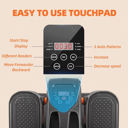 ESL Under Desk Elliptical - Portable Leg Exerciser for Seniors, Compact Seated Elliptical with Remote Control, LCD Display Electric Elliptical Trainers for Home, Ellipse Leg Exerciser as Seen on TV