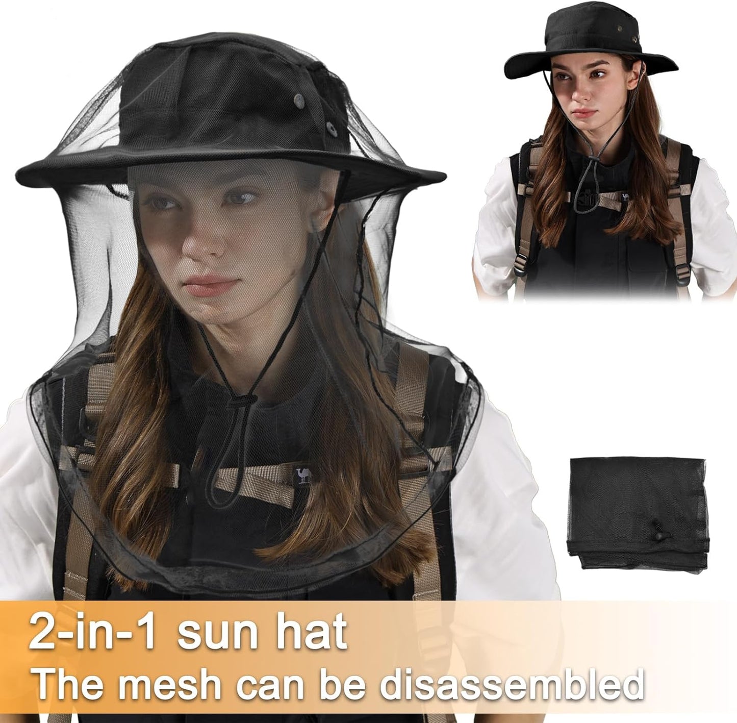 UPF 50+ Sun Hat | Foldable Boonie Hat for Men & Women | Fishing & Hiking