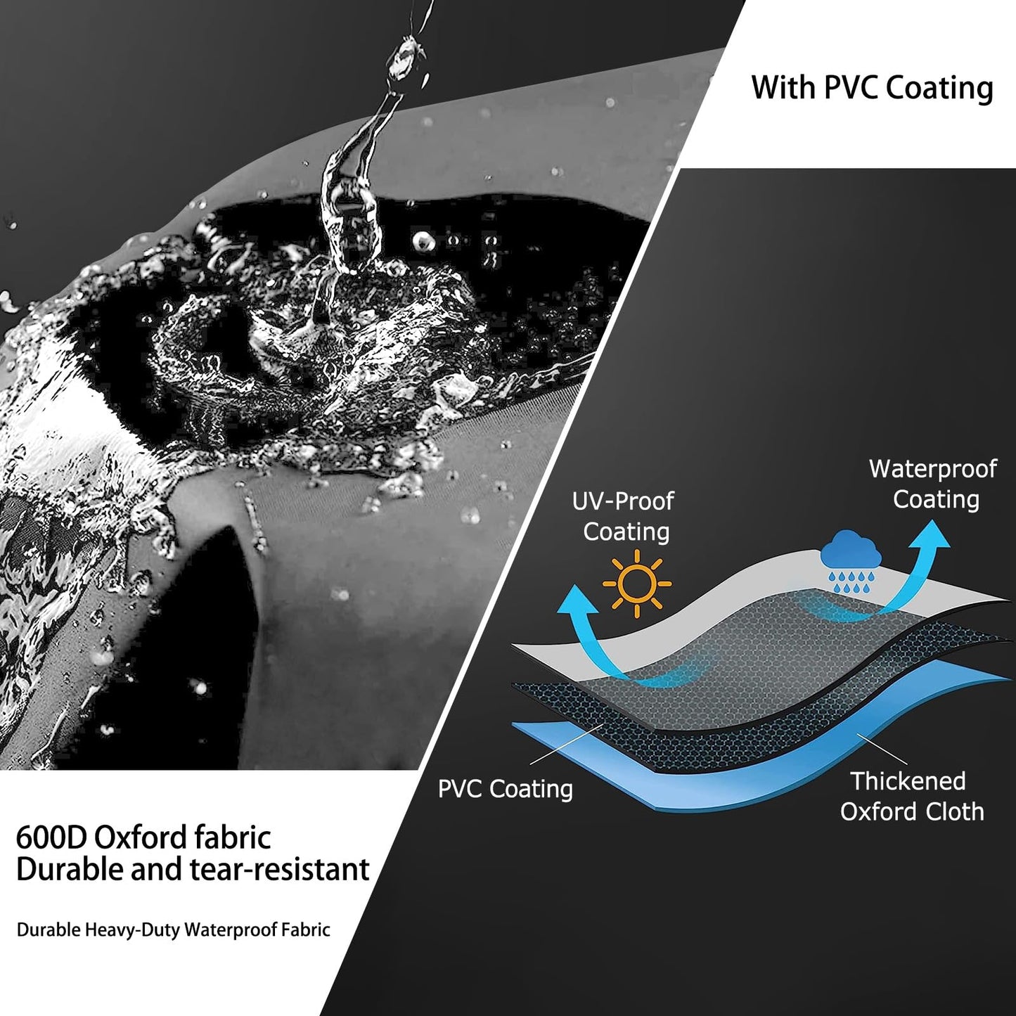 AKEfit Strength Training Cover, Waterproof & Dustproof Gym Rack Cover with Zipper,Fit for Indoor and Outdoor 69''Lx47''Wx84''H-Gray