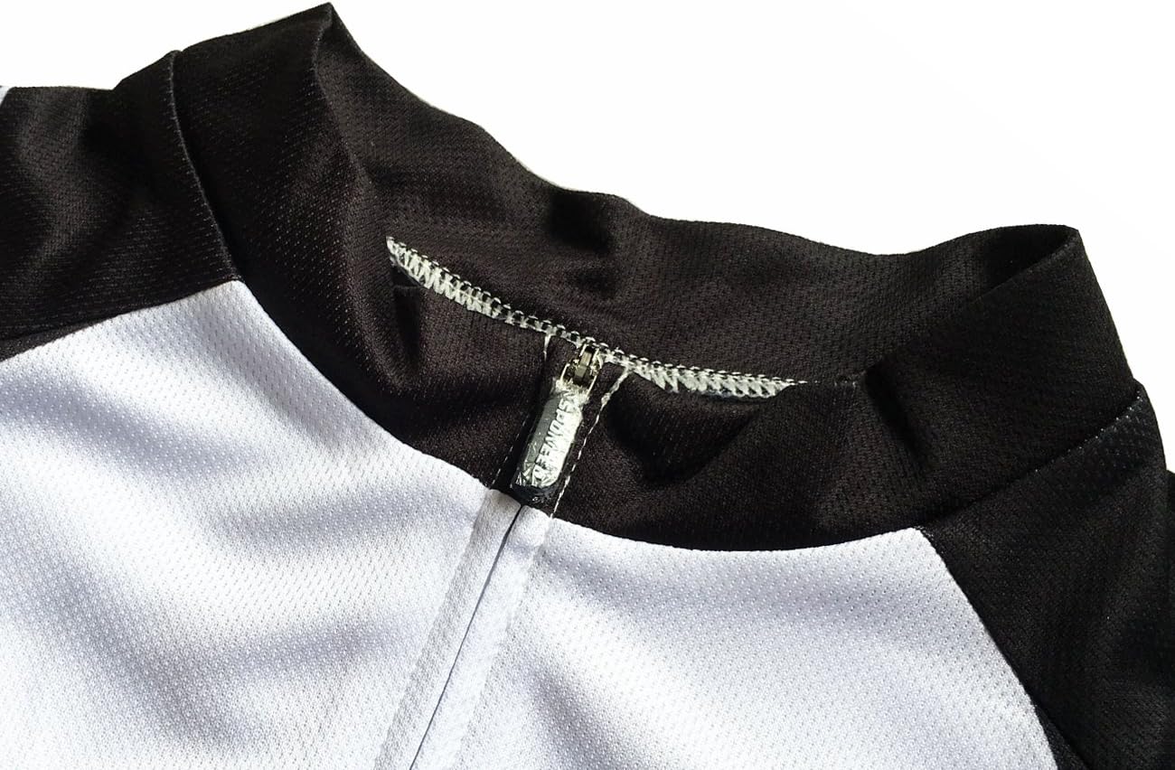 sponeed Men's Bicycle Shirts Long Sleeve Biker Jerseys Full Zipper Winter Cycling Gear Breathable