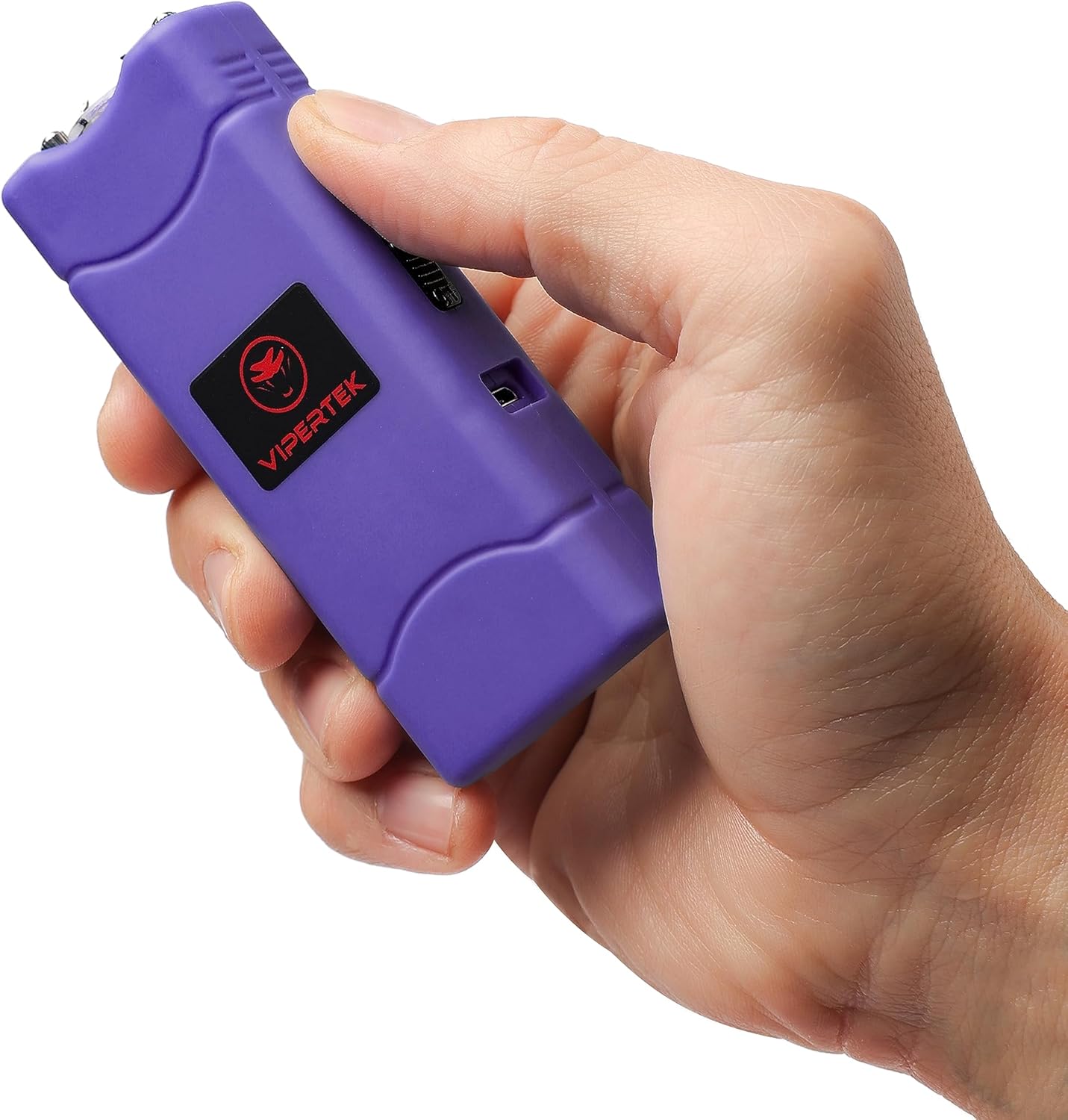 VIPERTEK VTS-881 Micro Stun Gun for Self Defense Rechargeable with LED Flashlight