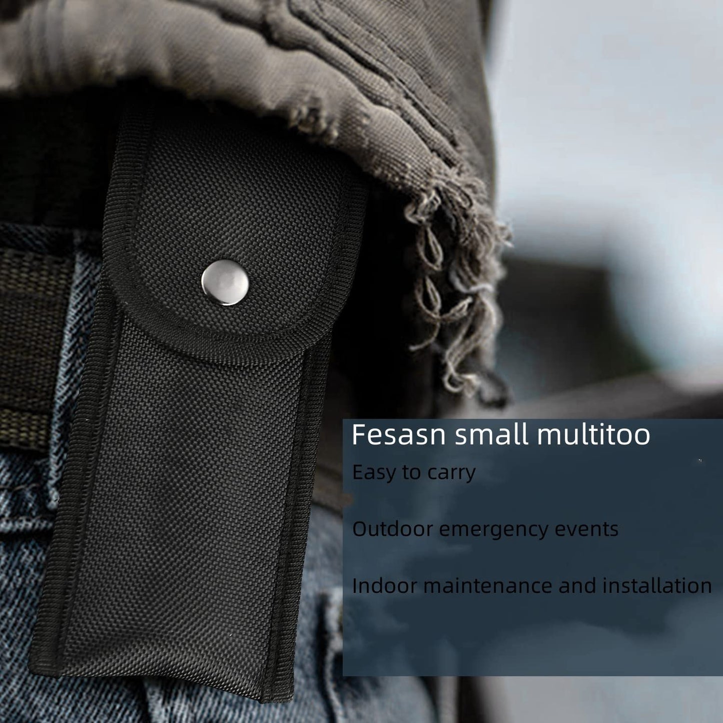 Fesasn Adjustable Wrench Multitool Hammer, 16 in 1 Pocket Multi Tool Pliers, All-in-One Survival Camping Multi Tool Apply to Home DIY, Survival, Camping and Everyday Use