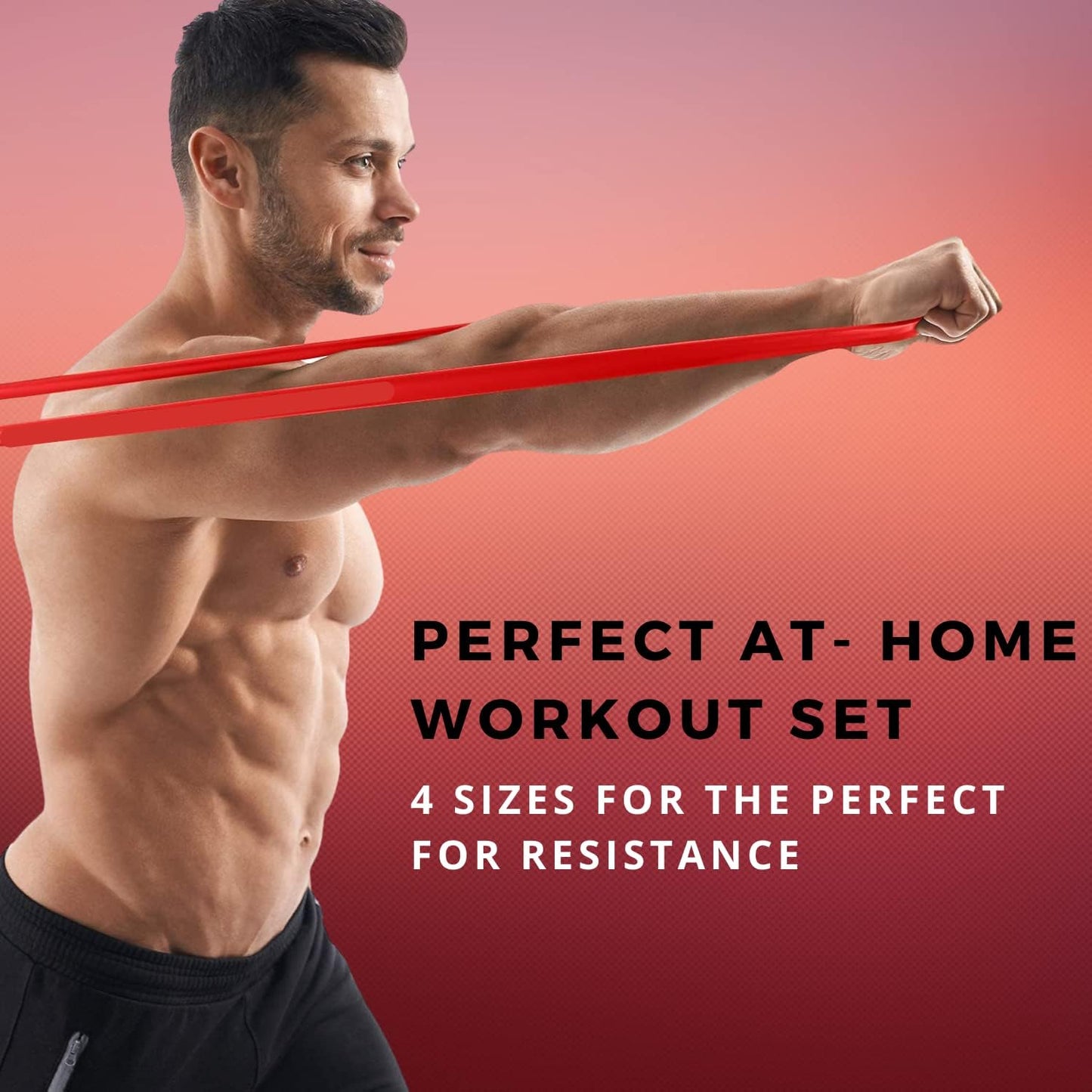 Rubberbanditz Combo Pull Up Assist Bands | Heavy Duty Resistance Exercise Bands for Powerlifting, Mobility, and Stretching | Resistance Bands for Working Out