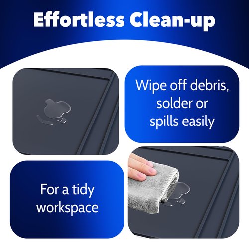 Skywin Cleaning Mat - 17" x 12" Inches for Gun Cleaning Mat, Anti-Slip Shooting Mat, Magnetic and Rubber Mat Repair Workbench