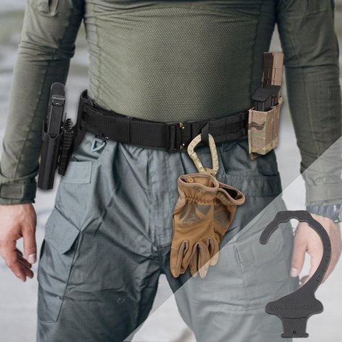 Gwild Concepts 32-41 Inches Tactical Battle Belt (Heavy Duty Belt Hanger) (Quick Release Buckle) 1.75" MOLLE and 1.5" Inner Combat Belts