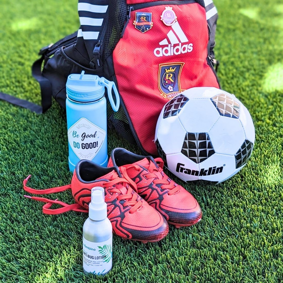 Anti-Bug Spray DEET-Free – Organic, All-Natural Bug Spray Travel Size with Essential Oils – Non-Toxic, Reef Safe, Face-Safe Bug Repellent for Babies, Kids, Adults by Mambino Organics, 4oz