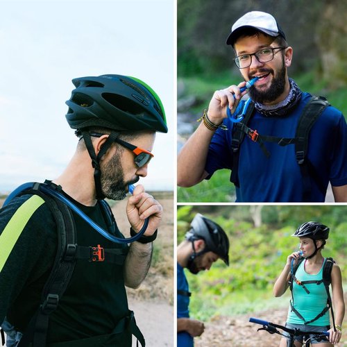 Runlight Hydration Bladder,1.5L Water Bladder for Hiking Backpack Leak-Proof Water Reservoir BPA Free Hydration Bag for Biking Running Camping