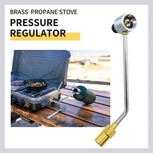 MCAMPAS 1lb Propane Regulator Tube for Stansport 189-100 | LP Gas Pressure Regulator Replacement | Compatible with Camp Chef Everest 2X, Jetboil Genesis Basecamp