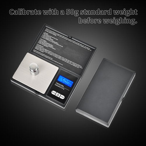 SPG Arrow Scale Digital Grain, Pocket Grain Scale Archery 200g×0.01g Arrow Weight Scale with Arrow Holder 50g Calibration Weight, Precision LCD Backlight Display 7 Units Modes Included Batteries