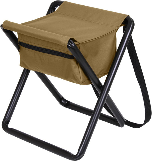 Rothco Deluxe Stool with Pouch, Woodland Camo