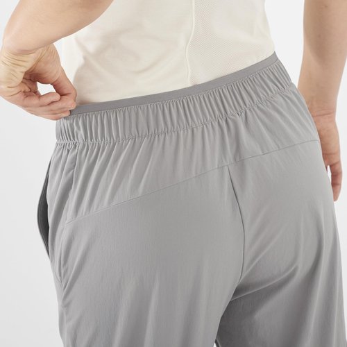 Salomon Women's Wayfarer Ease Outdoor Pants, Frost Gray, XL
