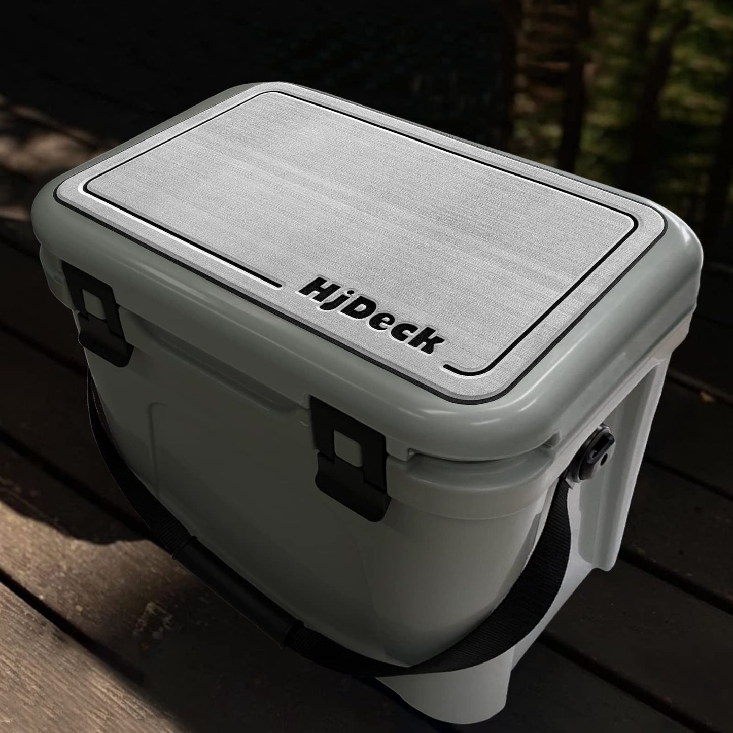 Hjdeck Cooler Pad for YETI Tundra 45 Cooler Seat Cushion Soft Self-Ahesive Cooler Pad Accessory - Light Grey