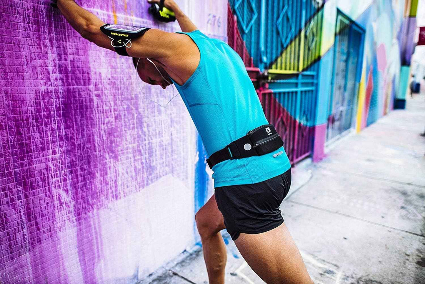 Nathan 5K Runner's Waist Pack, Nathan Running Belt Essentials for Women and Men | Smartphone Storage | Adjustable | Reflective
